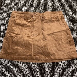 Justify Tan Corduroy Mini Skirt